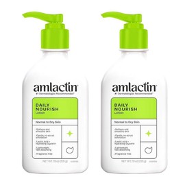 AmLactin Daily Moisturizing Body Lotion 400g Pump Type Paraben Free 221273, 15.8 ounces (1 pack) / AmLactin 엠락틴 데일리 모이스처라이징 바디 로션 400g 펌프형 파라벤 프리 221273, 15.8온스(1개입)