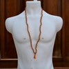 Shiva Lingam Shop Sandalwood Mala Necklace 108 Beads 8mm Brown