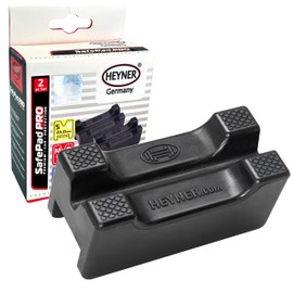 HEYNER Protective Rubber Pads For Axle Jack Stands Heavy Duty set of 2 Welds Protector Guard Lifting Frame Rail Protector S M L H3476 (S Size 347660)