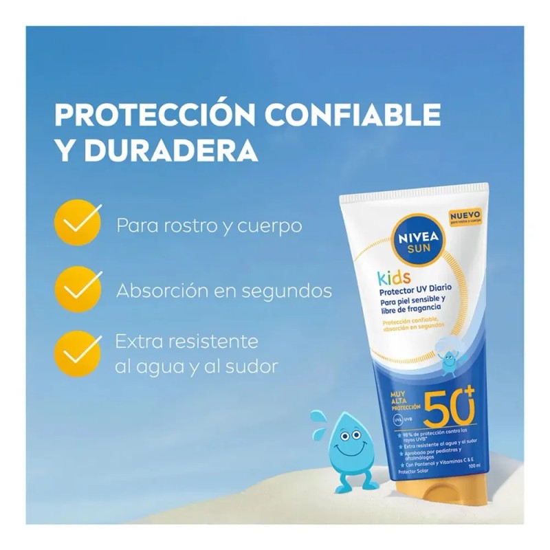 NIVEA SUN Protector solar Kids Daily Uv Protect 100ml