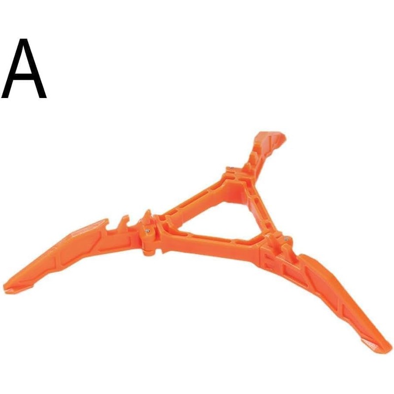 Orange Fuel Canister Stabilizer for Camping Stove Foldable Outdoor Camping