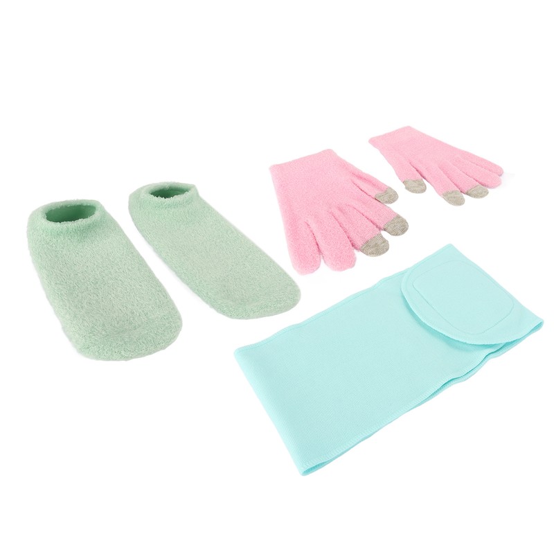 Touch Screen Spa Moisturizing Gloves Socks Set Reusable Repair Treatment