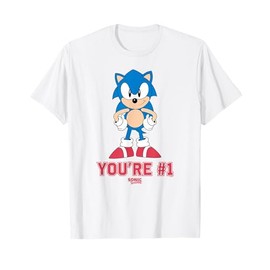 Sonic The Hedgehog You're #1 Classic Sonic Cool Pose T-Shirt
