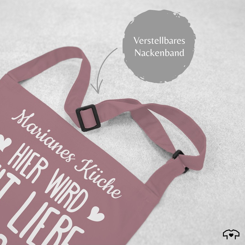 Geschenk mit Namen personalisiert by Shirtracer - Apron - Cooking