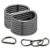 DSUWAZU 100 Pack Metal D Ring, 1in Heavy Duty Stainless-Steel