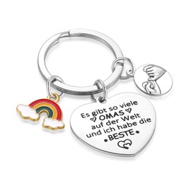 Best Grandma Gifts Keyring Grandma Mother's Day Gifts for Grandma Birthday Gift for Grandma Meaningful Gifts for Grandma Gift Ideas for Grandma Christmas Gifts for Grandma from Grandson Granddaughter,