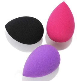 Facejewel Professional Makeup Sponge Blender For Blending Face Makeup, Face Sponge Puff, 3 Pcs- Multicolor