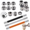 Faucet extension hose (new type) dedicated nipple 13 types 11.CM22mm (adapter 3ea