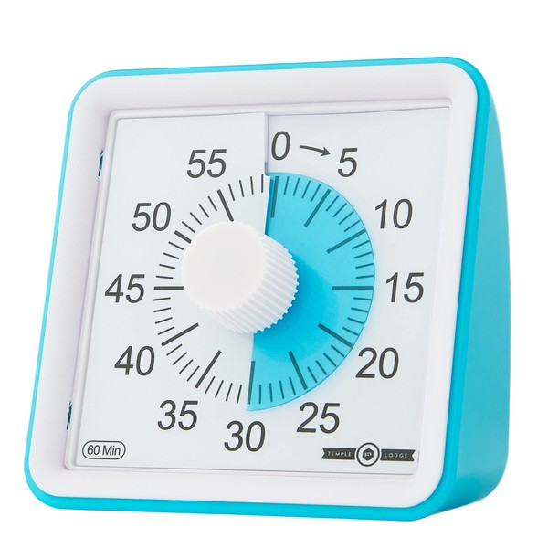60-Minute Visual Timer- Clock Timer for Kids- Time Management Tool-