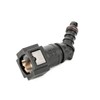 5x LST fuel line connector, quick coupling, 7.89-7.95 mm, 45°