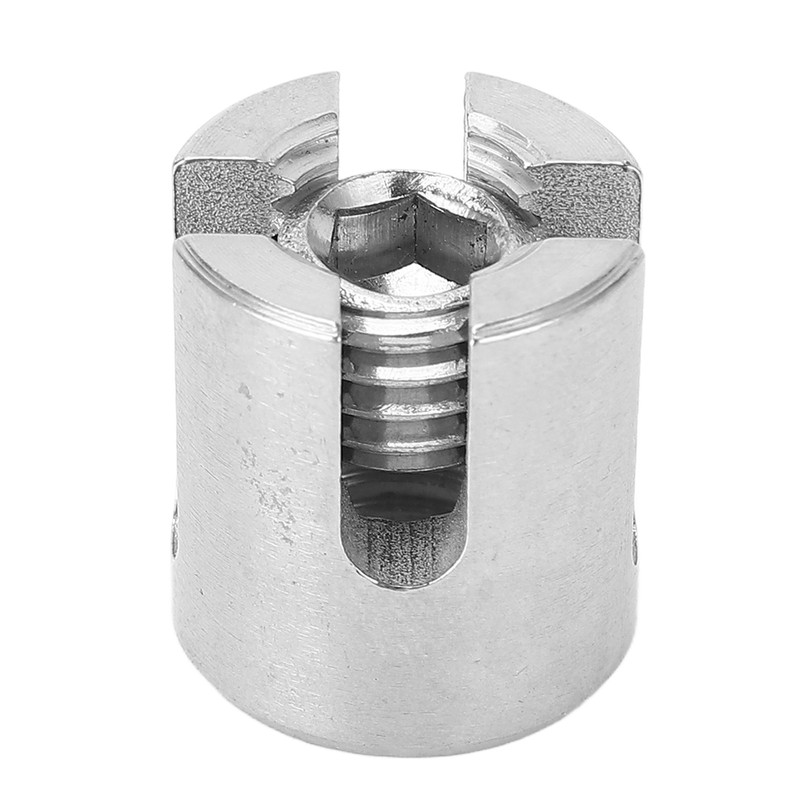 10Pcs Cross Cable Clamp Stainless Steel Wire Railing Clamp Fastener