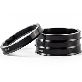 YANANGPARTS 56.1 to 72.6 Black Hub Centric Rings (Pack of 4) Aluminium Alloy Wheel Center Rings Hubrings 72.6 to 56.1 ID=56.1mm OD=72.6mm
