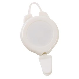 FRANZ MENSCH Quick&Clean Zipper, Plastic, White, Diameter: 4.5 cm, Quick&Clean Zipper, Quick&Clean Accessories, Pack of 5