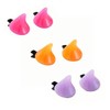 3 Pair Trendy Women Little Devil Punk Hair Clip (Orange