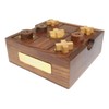 Gamekeepers Cottage gifts Pig Wooden Noughts & Crosses & Solitaire