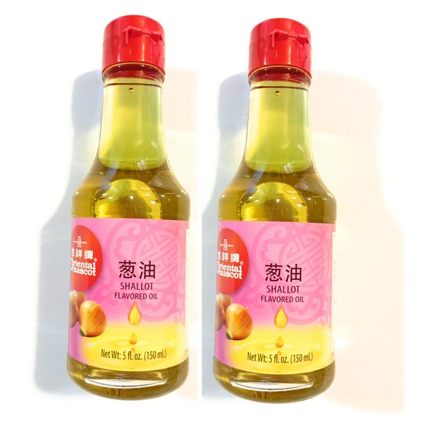 Oriental Aceite con sabor a chalota de Mascota de 5 onzas líquidas (paquete de 2)