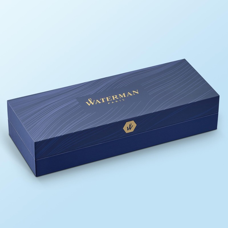 Waterman Hémisphère Fountain Pen | Stainless Steel with 23k Gold