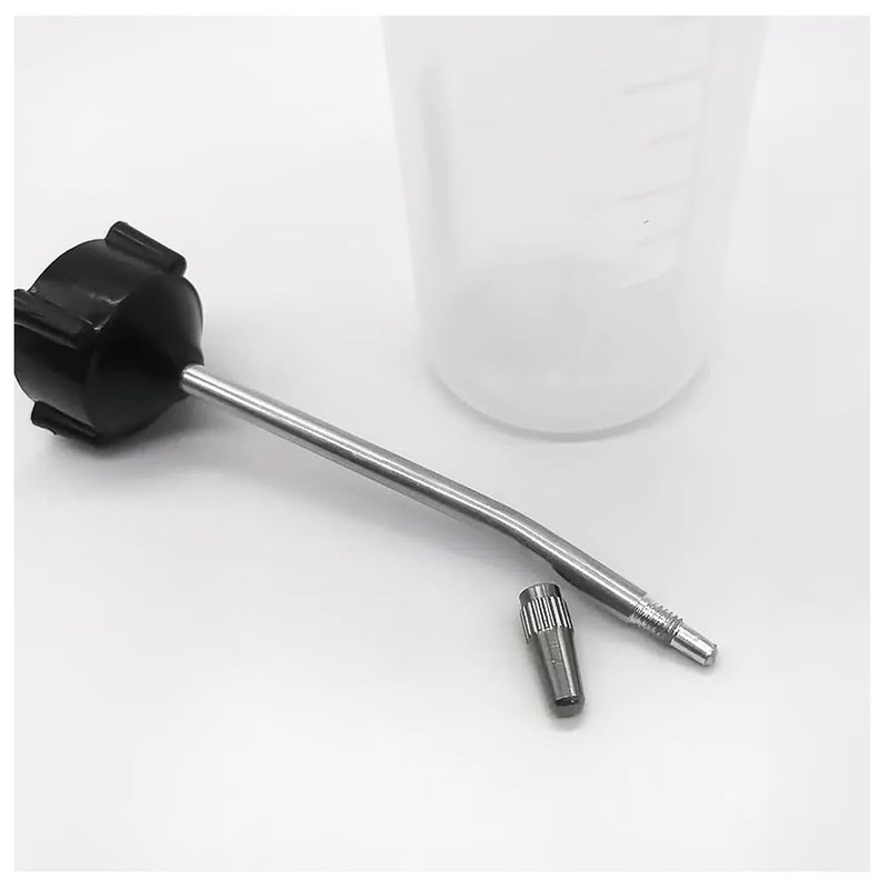 Needle Oiler, 120ml Oil Dispenser with Long Angled Spout,Screw on