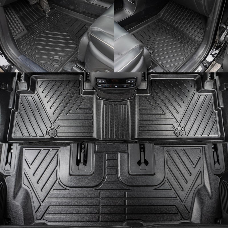 Rongtaod Floor Mats Compatible with 2020-2025 Hyundai Palisade Floor Liner