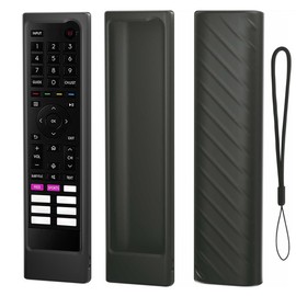 USTIYA Remote Case for Hisense Smart TV LED ERF3C80H Series 4K UHD Smart Android TV A6G ZDA205M ZDA2210803 Protective Control Cover Silicone (Negro)