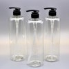 Versatile Clear 32mm 1L Large Capacity Pump Dispenser Bottle for Shampoo Refillable Empty Bottle 3ea