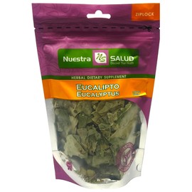 Eucalyptus Leaves Herbal Infusion Zip Lock Hojas De Eucalipto Value (50g)