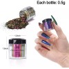 Let's Resin Chameleon Flakes 5 Colores Polvo Pigmento Resina