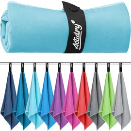 Actidry Microfibre Hand Towels – Easily Quick-Drying and Highly Absorbent – 9 Colours and Sizes S/M/L/XL – Bath Towel, Sauna Towel, Travel Hand Towel, Sports Towel
