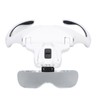 Magnifying Glasses for Eyelash Extensions with 2 LED Light Headband