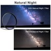 Lightdow Clear Natural Night Filter Light Pollution Reduction Camera Lens