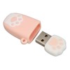 U Disk USB2.0 Hot Swap Cat Paw Shape Cartoon Style