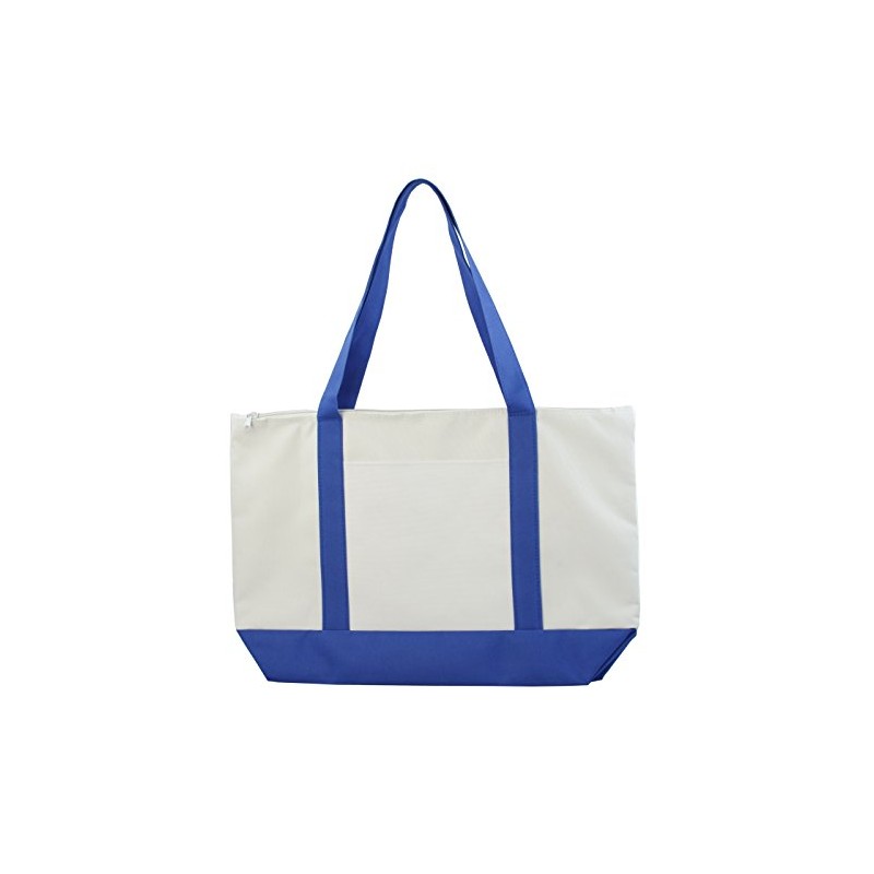Zippered Daily Poly Tote