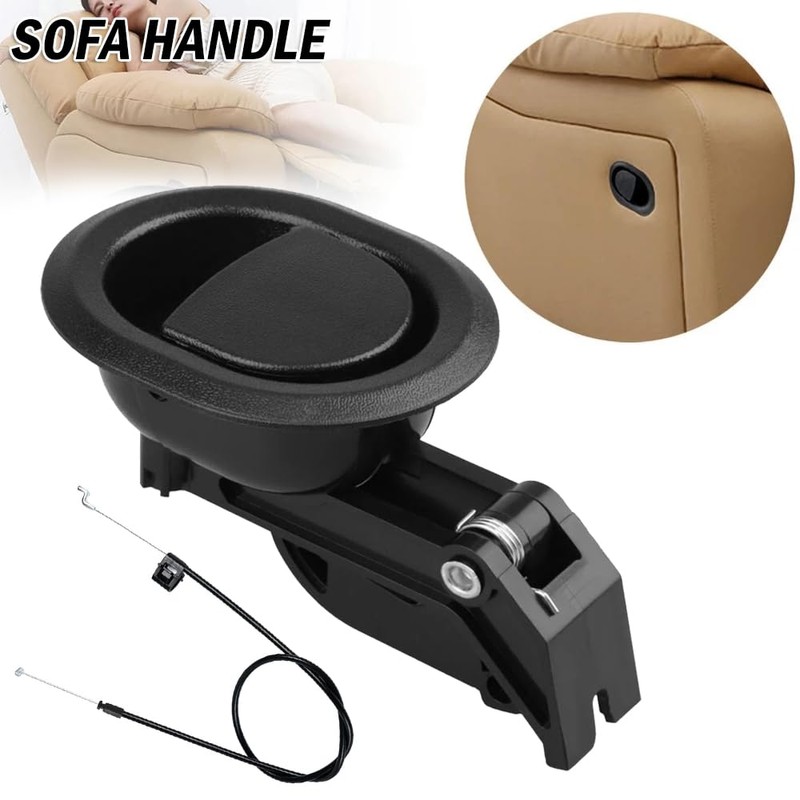 Metal Recliner Handle Lever Trigger Replacement Lounge Chair Sofa Release