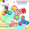 Pack of 12 Bubble Pop Fidget Spinner Sensory Toy Easter