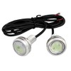 [Pack of 2] Waterproof Large LED Spotlight, Ice Blue, 12V,
