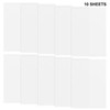 10Pcs Mylar Stencil Sheets, A4 Flexible Blank Templates PET Plastic