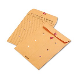 QUA63462 - Quality Park Brown Kraft Kraft String amp;amp; Button Interoffice Envelope