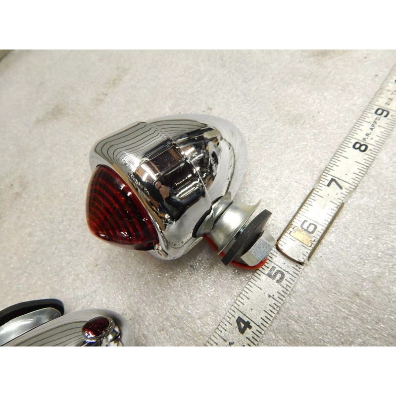 dixie Pair Bullet Lights Harley Turn Signals Marker lights Willys