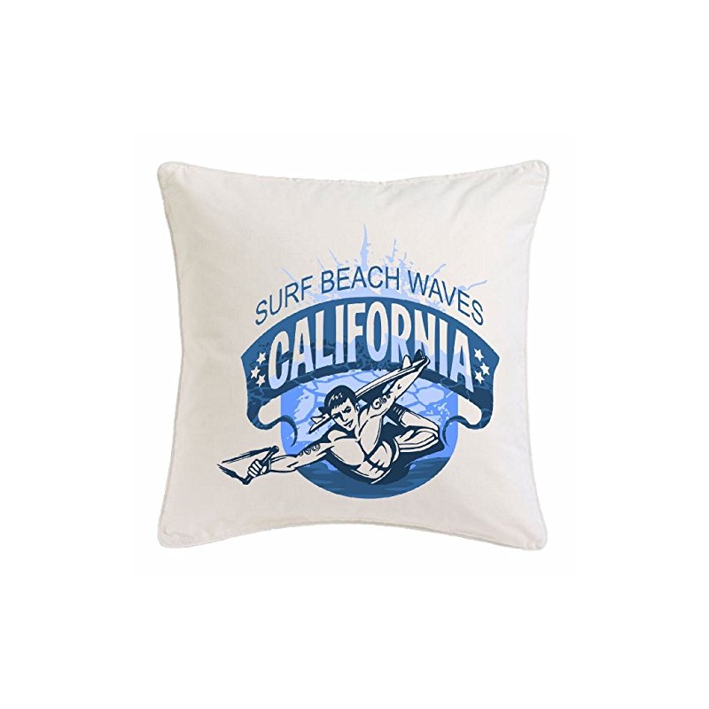 Reifen-Markt Microfibre Cushion Cover 40 x 40 cm Surf Beach