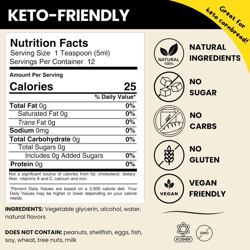 Natural Sweet Corn Flavor Extract - 2 oz - Water-Soluble
