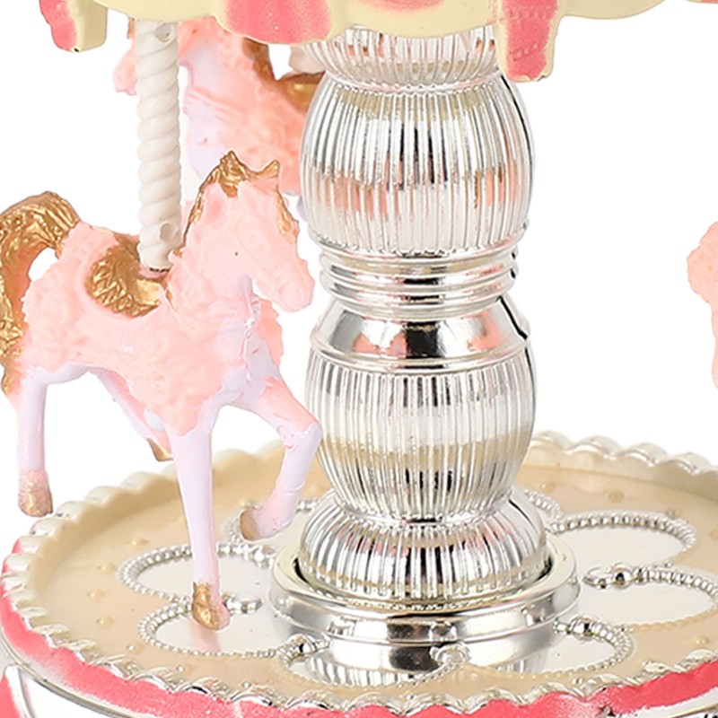 Novelty LED Merry GO Round Music Box Carousel Musical Box