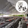 100 Pieces Checkered Cups 9 oz Checkered Paper Flag Race
