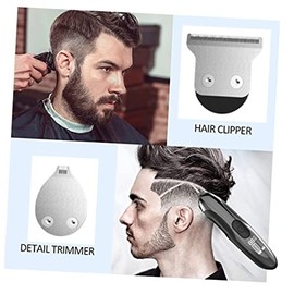 USB Rechargeable Hair Clipper Set LCD Display Professional Electric Trimmer for Men Mute Hair Trimmer Combs Black