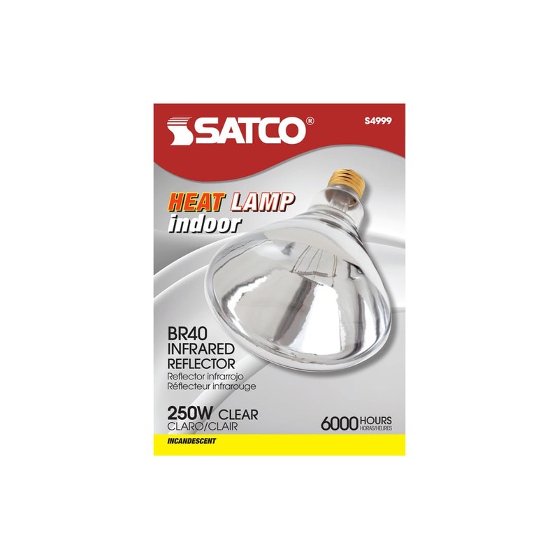 Satco S4999 Medium Light Bulb in Bronze/Dark Finish, 6.50 inches,