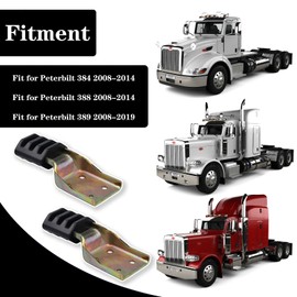 2 Pack Upper Hood Guide Bracket Fit for Peterbilt 384 388 389 Replace L11-6133 MPB75133 L116133, Left and Right Side