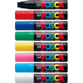 UNI POSCA PC-17K Full Range 8 Colors