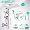 10 PCS Stainless Steel 90 Degree Spring Toggle Lock with
