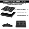 4 Pcs Exercise Equipment Mat, Treadmill Rubber Pads, 4 x