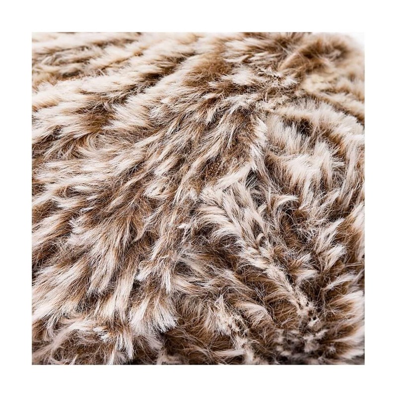 Rico Petit Lapin (07), fawn brown, wool fur look, fluffy