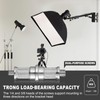 LOMTAP Ring Light Wall Mount Adjustable 45.7" Boom Arm Stand